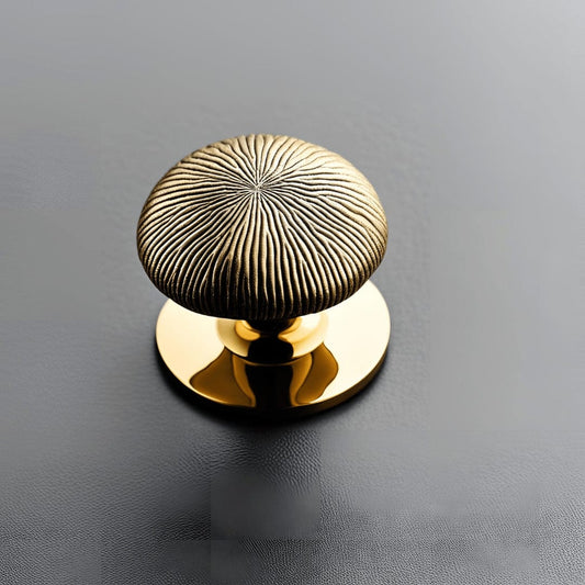 Brass Mushroom Doorknob - Luxury-Decorative Brass Hardware